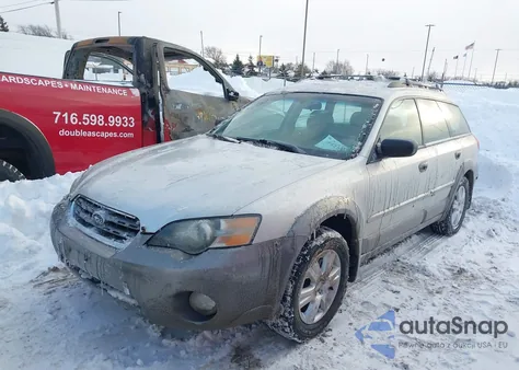 2005 Subaru Outback 2.5I from USA, damaged, VIN 4S4BP61C157303878